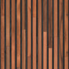 TIM-01 Teck sur papier peint Timber Strips noir par Piet Hein Eek pour NLXL