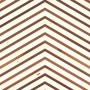TIM-04 White on teak chevron Timber Strips wallpaper by Piet Hein Eek for NLXL