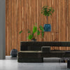 TIM-05 Papier peint Teck sur teck Timber Strips par Piet Hein Eek pour NLXL