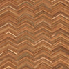 TIM-06 Papier peint en bandes de bois Teak on Teak Chevron par Piet Hein Eek pour NLXL