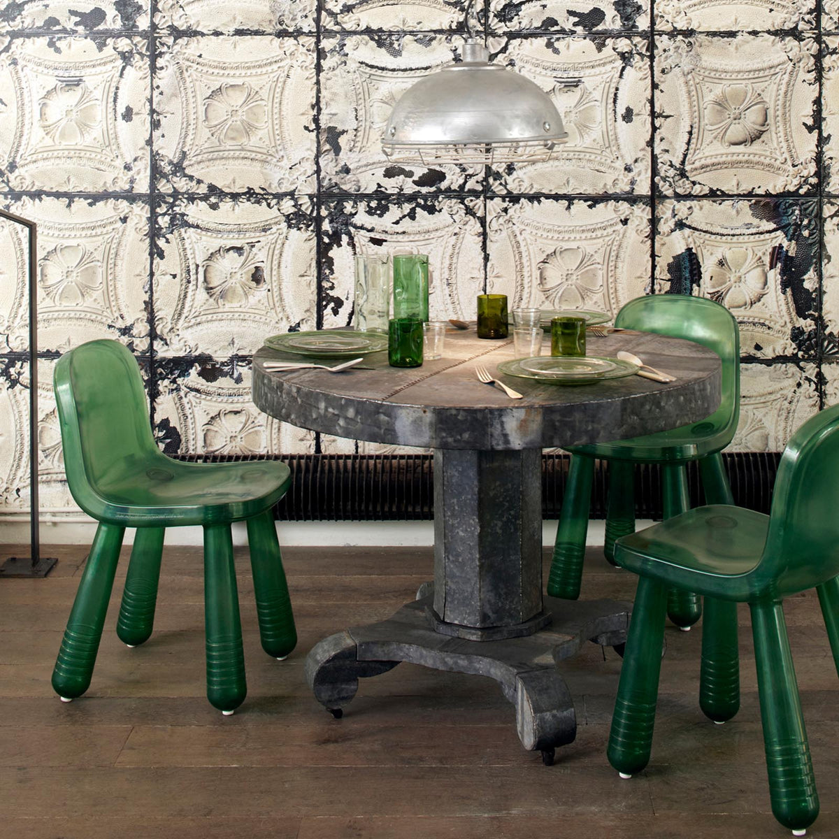 TIN-01 White Brooklyn Tins wallpaper by Merci for NLXL