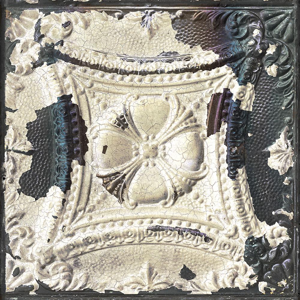 TIN-01 White Brooklyn Tins wallpaper by Merci for NLXL