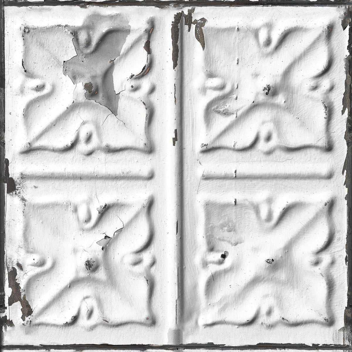 TIN-04 Small Grey Brooklyn Tins wallpaper by Merci for NLXL