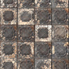 TIN-07 Brown Brooklyn Tins wallpaper by Merci for NLXL