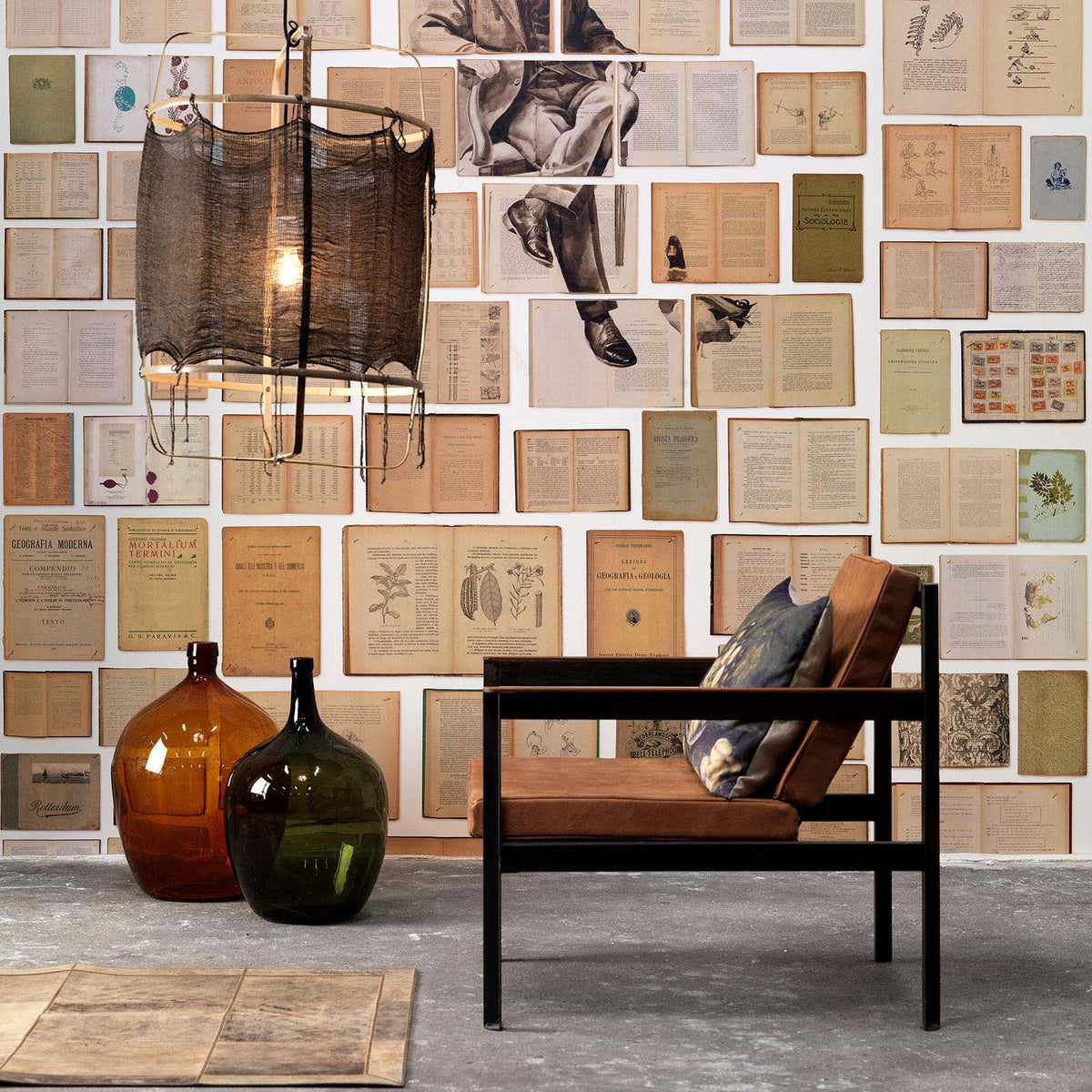 EKA Biblioteca wallpaper by Ekaterina Panikanova for NLXL