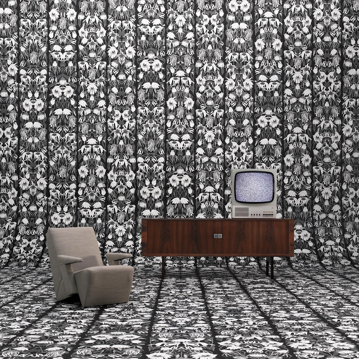 JOB Withered Flowers Wallpaper par Studio Job pour NLXL
