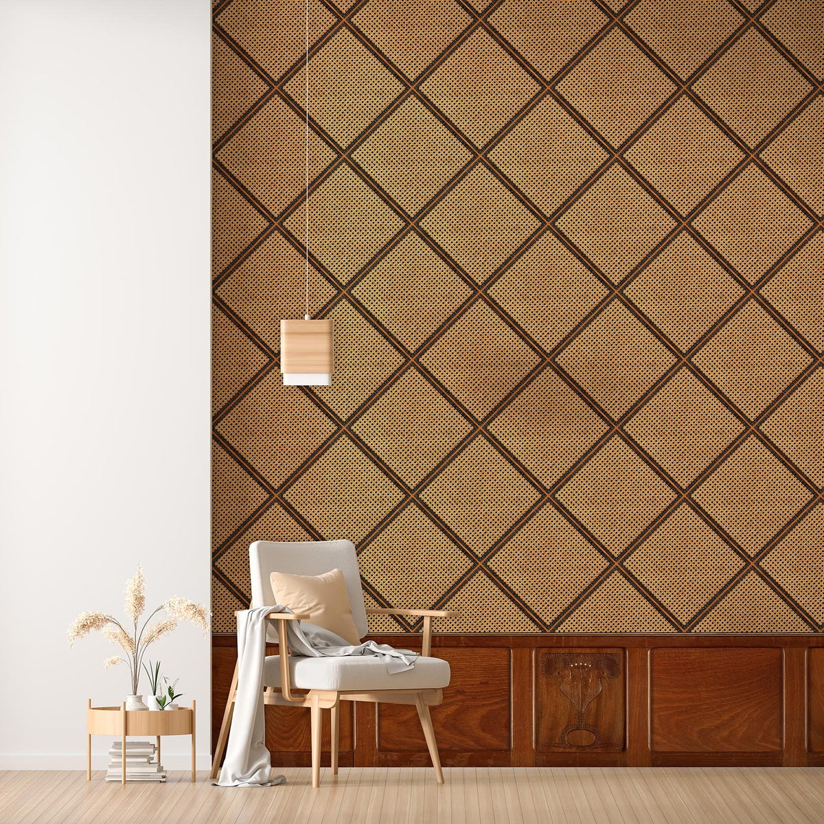 MRV Wainscoting Wallpaper by Mr & Mrs Vintage for NLXL