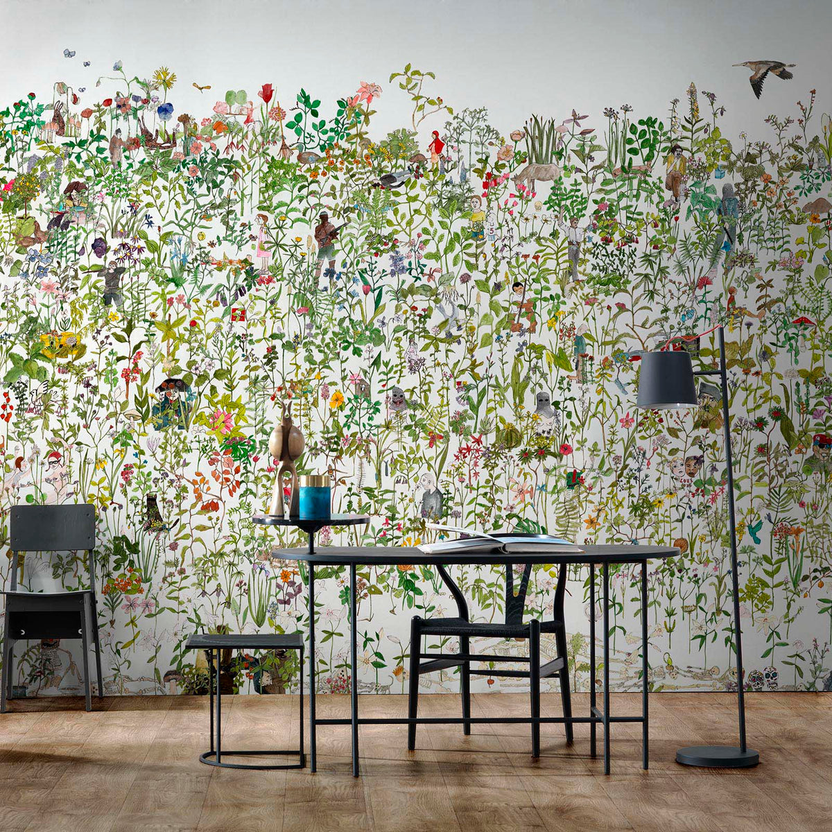 ASU-01 Enchanted Garden Wallpaper by Anna Surie for NLXL