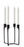 Heima 4-armed candlestick by Normann Copenhagen, modern accessories with four candle holders on a sleek metal stand.
