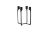 Heima 4-armed candlestick by Normann Copenhagen, modern metal accessory with four candle holders, minimalist design.