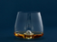 Elegant whiskey glass by Normann Copenhagen, clear glass accessory ideal for enjoying whiskey or spirits.