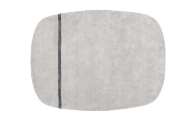 Oona Carpet by Normann Copenhagen, 175x240cm, rose-colored accessories rug with soft texture and modern design.