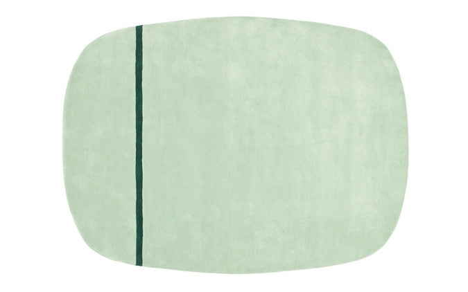 Oona Carpet 175x240cm by Normann Copenhagen, soft rose-colored accessory with textured fabric, designed for modern home decor.
