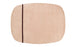 Rose-colored Oona carpet by Normann Copenhagen, 175 x 240cm, showcasing soft textured fabric and modern design.