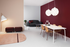 Normann Copenhagen Oona Carpet in rose color, 175x240cm, displayed as a soft, textured accessories piece for interior decor.