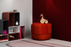 Normann Copenhagen Oona Carpet in rose color, 175 x 240cm, displayed as a soft, textured area rug in a modern home setting.