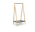 Small white Toj clothes rack by Normann Copenhagen, modern accessories for organizing clothing and accessories.