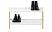 White Sko Shoe Rack by Normann Copenhagen, modern accessories for organizing footwear in a stylish home space.