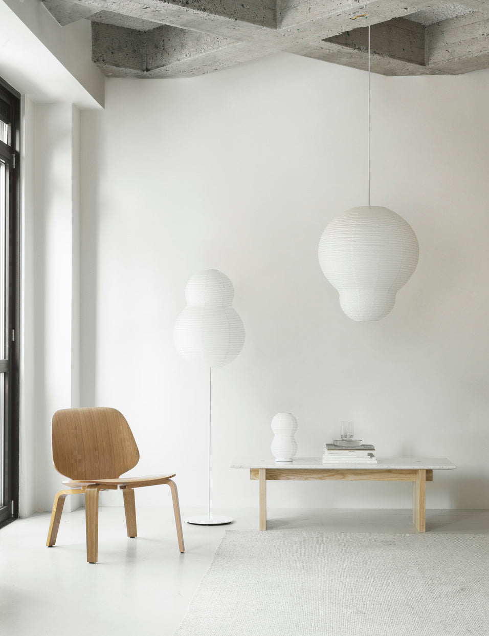 Puff Floor Lamp Bubble by Normann Copenhagen