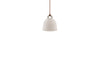 Small Sand Bell Lamp by Normann Copenhagen, a modern ceramic lighting fixture with a smooth rounded design and soft matte finish.
