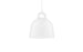 Small Bell Lamp by Normann Copenhagen, modern lighting fixture with a sand-colored finish, designed for stylish interior illumination.