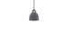 Small sand-colored Bell Lamp by Normann Copenhagen, modern lighting fixture with a smooth, rounded design.