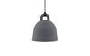Small Sand Bell Lamp by Normann Copenhagen, stylish designer lighting with a smooth, rounded shape and modern aesthetic.
