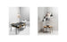 Small sand-colored Bell Lamp by Normann Copenhagen, modern lighting fixture with a sleek, rounded design.
