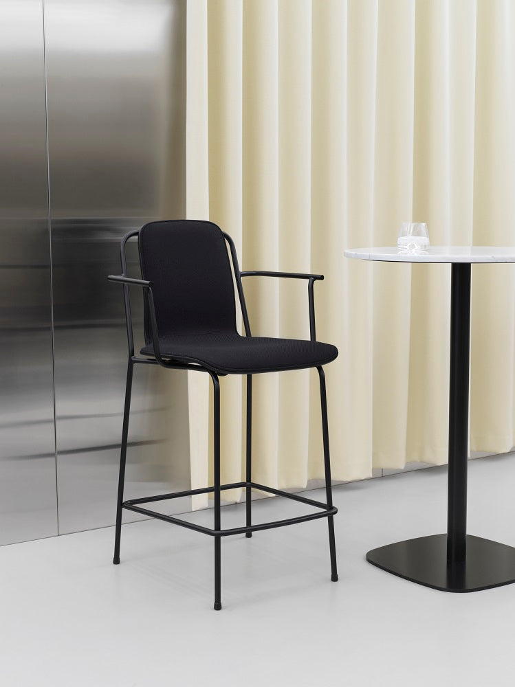 Studio Bar Armchair Black Steel by Normann Copenhagen