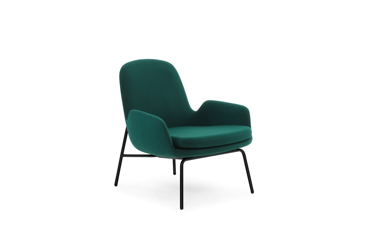 Fauteuil Era Lounge Low Steel & Chrome par Normann Copenhagen