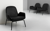 Era Lounge Chair Low Steel & Chrome by Normann Copenhagen