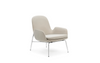 Era Lounge Chair Low Steel & Chrome by Normann Copenhagen