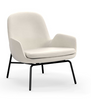 Era Lounge Chair Low Steel & Chrome by Normann Copenhagen