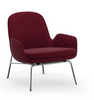 Era Lounge Chair Low Steel & Chrome by Normann Copenhagen