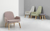 Era Lounge Chair Low w/ Wood Legs by Normann Copenhagen