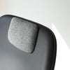 Fauteuil Lounge Haut Drapé avec Têtière Acier par Normann Copenhagen