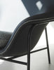 Fauteuil Lounge Haut Drapé avec Têtière Acier par Normann Copenhagen