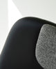 Fauteuil Lounge Haut Drapé avec Têtière Acier par Normann Copenhagen