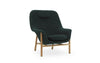 Fauteuil Drapé Haut avec Appui-tête Bois de Normann Copenhagen