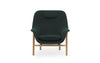 Fauteuil Drapé Haut avec Appui-tête Bois de Normann Copenhagen