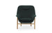 Fauteuil Drapé Haut avec Appui-tête Bois de Normann Copenhagen