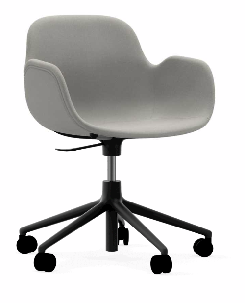 Form Armchair Swivel with Castors and Gaslift by Normann Copenhagen