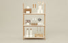 Low One Step Up Bookcase by Normann Copenhagen, modern storage unit with open shelves and sleek design.