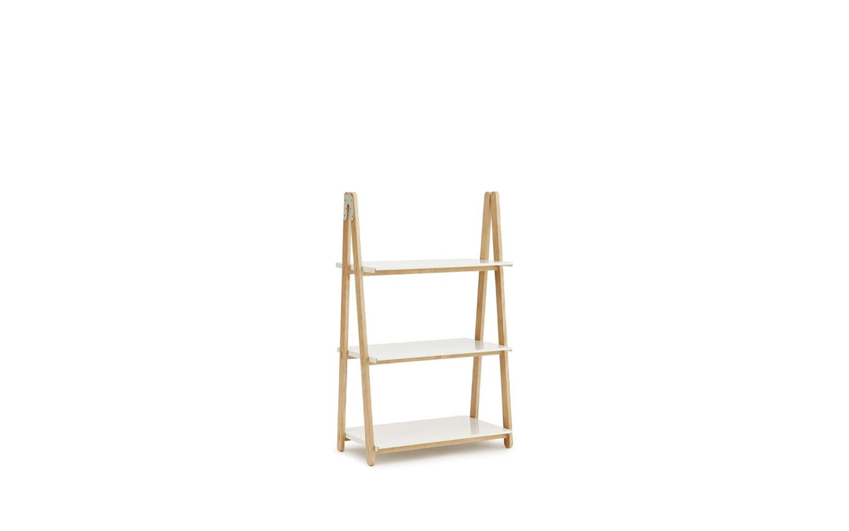 Low One Step Up Bookcase by Normann Copenhagen, modern storage unit with clean lines and open shelving for living spaces.