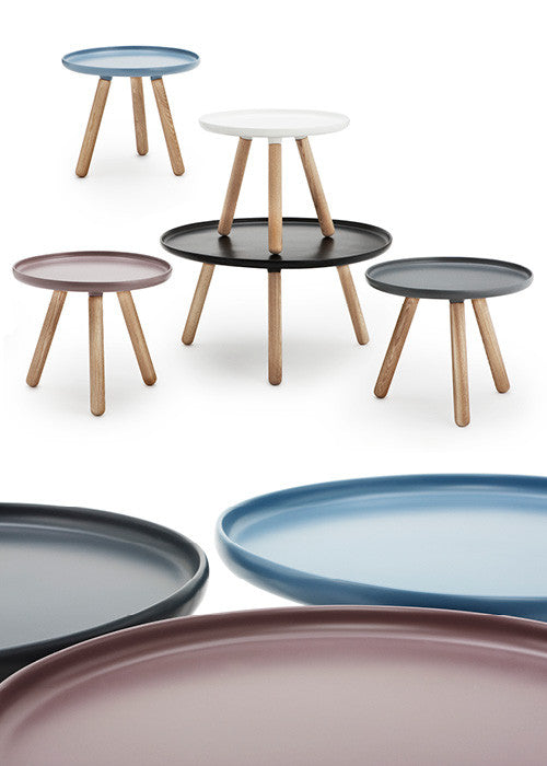 White Tablo coffee table by Normann Copenhagen featuring a sleek, modern design with a minimalist rectangular shape.