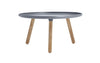 White Tablo coffee table by Normann Copenhagen with a minimalist design, featuring a rectangular tabletop and sleek legs.