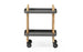 White Block Table by Normann Copenhagen featuring a modern minimalist design, with a rectangular top and sturdy legs.