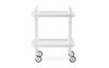 White Block Table by Normann Copenhagen, modern rectangular table with clean lines and minimalist design.