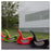 Blue Mod Lounger by Offi, modern seating with sleek design and curved form, perfect for stylish interior spaces.