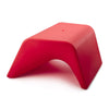 Red Otto Ottoman bench and planter by Offi, versatile seating piece with a modern design and integrated planter for contemporary spaces.